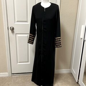 Muslims abaya for women in black color #275